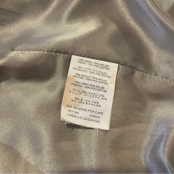 J.Crew Stadium-Cloth Cocoon Coat in Heather Grey Size 2 - Picture 13 of 15